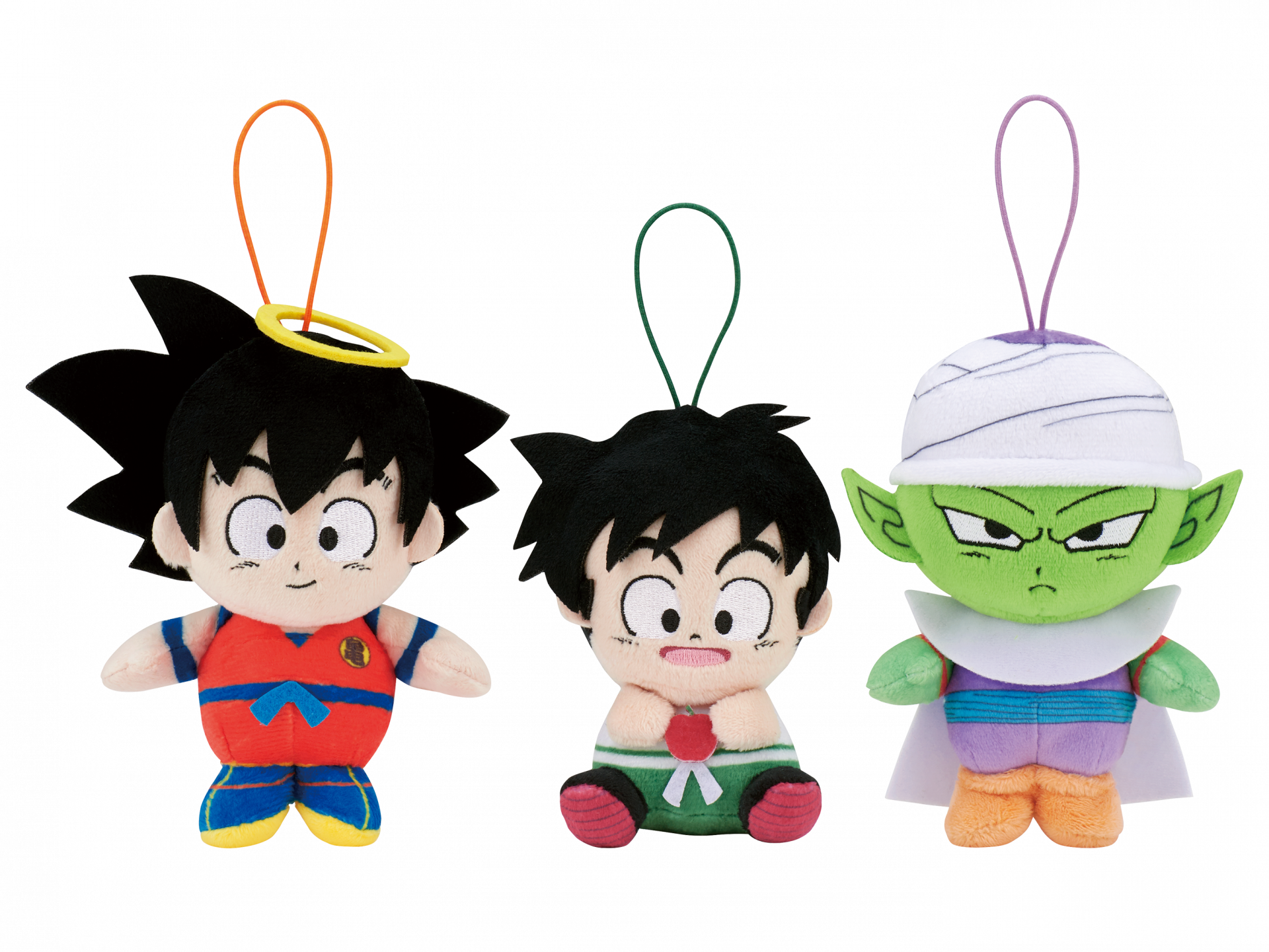 Les peluches Goku, Gohan et Piccolo de la taille d'une paume arrivent chez Crane Games !